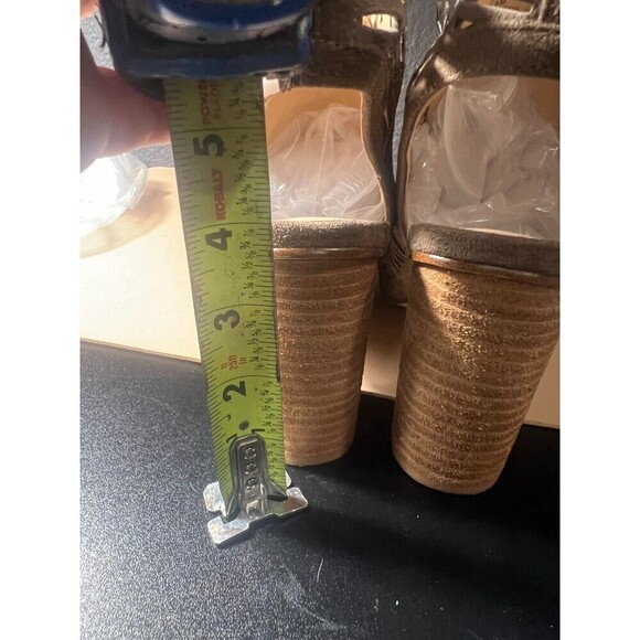 Sam Edelman Rocco Bootie Sandals Womens Size 8.5 Brown Suede Cage Cutout Lace Up - Picture 4 of 10